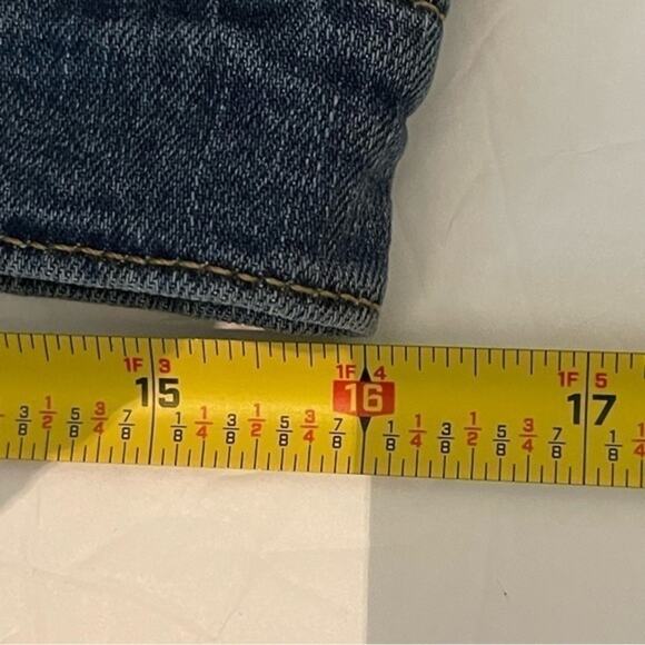 Banana Republic Factory Distressed Straight Leg  Mom High Rise Jeans Size 30 - Picture 9 of 11